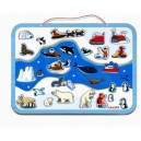 Janod - J05540 - Puzzles - Magnetorama Banquises
