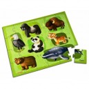 Janod - J05553 - Puzzles - Valisette Puzzle Les Animaux