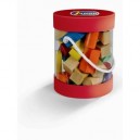 Janod - J05563 - Jouets En Bois - Baril 50 Cubes