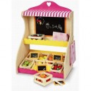 Janod - J05664 - Imitation - Marchande avec 24 Fruits