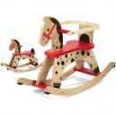 Janod - J05984 - Jouets En Bois - Cheval A Bascule Caramel Avec Protection