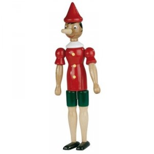 Janod - J09011 - Jouet en Bois - Pinocchio - 24 cm