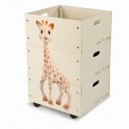 Janod - J09514 - kit 3 Caisses Empilables - Sophie Girafe