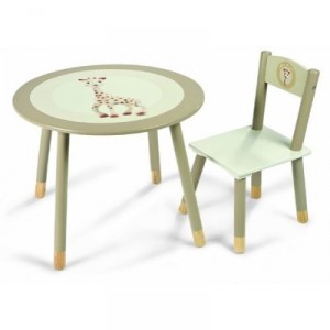 Petit bureau Janod Ensemble table + chaise Sophie la Girafe