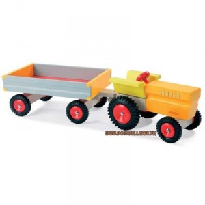 Tracteur avec remorque (Janod)