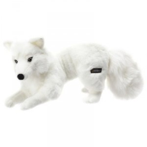 Jemini - 150660 - Peluche - Animaux Polaires - National Geographic - Renard Blanc - Couché