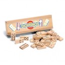 JeuJura - Jouet bois - Petits Dominos Bois- Coffret Serigraphie