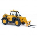 Joal - 184 - Véhicule de Chantier - Miniature - Chargeur Télescopique JCB 531-70 avec Fourches