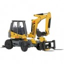 Joal - 216 - Véhicule de Chantier - Miniature - Haulotte Multijob MJX 970 avec Fourches