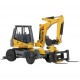 Joal - 216 - Véhicule de Chantier - Miniature - Haulotte Multijob MJX 970 avec Fourches