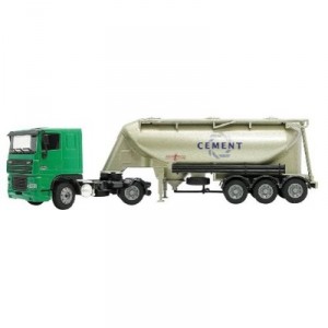 Joal - 344 - Véhicule de Chantier - Miniature - Daf Xf Cab Basse Citerne Ciment (Joal)