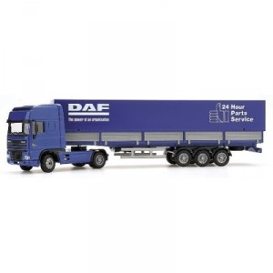 Joal - 345 - Véhicule de Chantier - Miniature - Daf XF - Cab Haute Bâche - Echelle 1/50 (Joal)