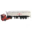 Joal - 352 - Véhicule de Chantier - Miniature - Volvo FH12 - Citerne Ciment en Vrac Basculante - Echelle 1/50 (Joal)