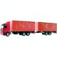 Joal - 355 - Véhicule de Chantier - Miniature - Mercedes Double Tautliner