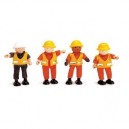 John Crane Pintoy - 4 Personnages de chantier