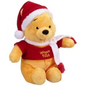 JOYTOY WP, Peluche de Noël Winnie, 25 cm