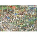 Jumbo Diset - 01599 - Puzzle - Le Jardin Public - 1000 Pièces