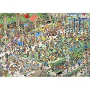 Jumbo Diset - 01599 - Puzzle - Le Jardin Public - 1000 Pièces