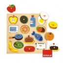Jumbo Goula - 53024 - Jouet en Bois - Eveil - Puzzle - Dedans and Dehors