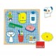 Jumbo Goula - 53032 - Jouet en Bois - Eveil - Puzzle - Bain