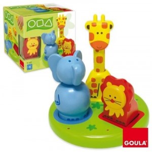 Jumbo Goula D55207 - Steckspiel Dschungeltiere