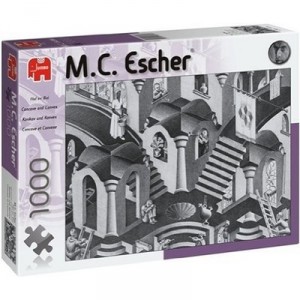 Jumbo - 1000 pièces - M.C. Escher : Concave convexe (Jumbo)
