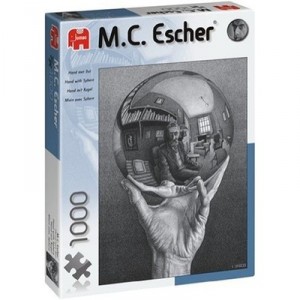 Jumbo - 1000 pièces - M.C. Escher : globe dans main (Jumbo)