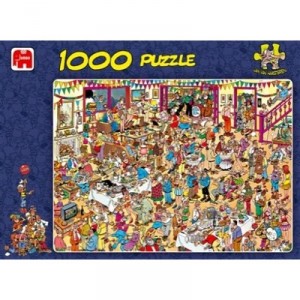 Jumbo - Puzzle - Jan van Haasteren - Bon Anniversaire - 1000 Pièces (Import Grande Bretagne)