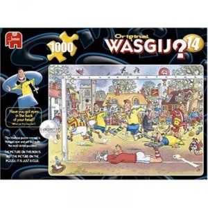 Jumbo - Wasgij 14 - Puzzle - 1000 Pièces s - La Folie du Football (Import Grande Bretagne)