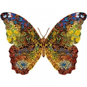 Jumbo Jumbo Spiele - 1000 rooms - Silhouette Butterfly (Jumbo)