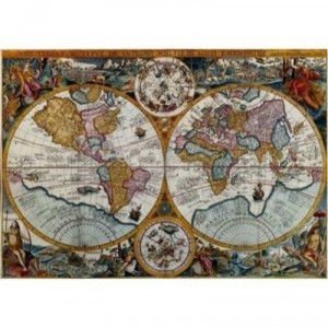 Jumbo Spiele Jumbo - 3000 pièces - Carte monde historique (Jumbo)