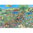 Jumbo Spiele Jumbo - Puzzle 1000 pièces - Jan Van Haasteren : Le marathon