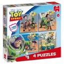 Jumbo Toy Story - 4 Puzzles dans 1 Boite