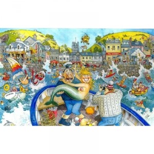 Jumbo Wasgij - Puzzle - 16 Catch of the Day - 1000 Pièces (Import Grande Bretagne)