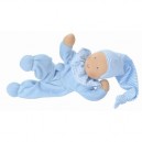 Käthe Kruse Poupée flexible à doigt gnome bleu clair