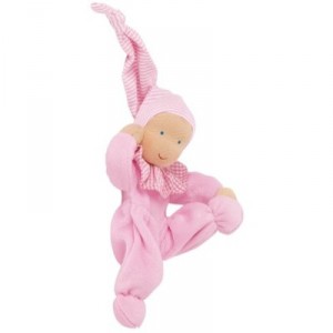 Käthe Kruse Poupée flexible à doigt gnome pink