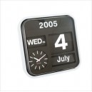 Karlsson - KA4203 - Calendrier Horloge - Big Flip - Blanc