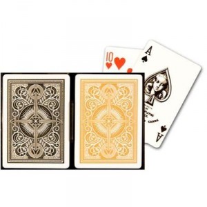 Cartes Kem Arrow Black and Gold poker regular : 2 jeux