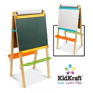 KidKraft - 62026 - Chevalet avec tableau noir et rouleau de papier (Import Allemagne)
