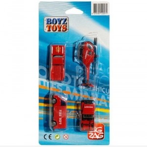 Cofalu - 514GU - Miniature Vehicle - 4 x Metal Fire (Kim Play)
