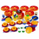 Klein Electronics Klein - 9261 - Dînette Méga-kit - 80 Pièces