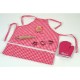 Klein Electronics Klein - 9596 - Accessoire Cuisine - kit Pâtisserie Barbie avec Tablier/Gant/Rouleau Pâtisserie/Emporte-piè