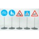 Klein - 2993 - éducatifs - Initiation Sécurité Routière - Panneaux Signalisation - 5 Pièces