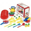 Klein - 9194 - Dînettes - Maxi-Dînette 4 Couverts - Pots Ustensiles Cuisson