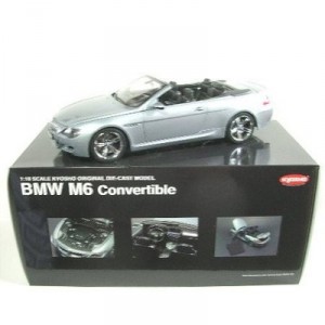 Kyosho - KYOS08704S - Miniature Vehicle - BMW M6 Convertible - Silver - Scale 1 / 18