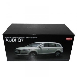 Kyosho - KYOS09221W - Miniature Car - Audi Q7 - White - Scale 1 / 18