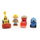 Learning Curve Toys Bob le bricoleur - pack cadeau de 4 figurines