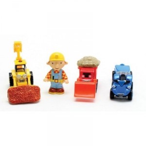 Learning Curve Toys Bob le bricoleur - pack cadeau de 4 figurines