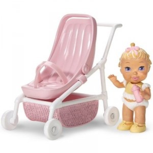 Learning Curve Toys Le bébé et sa poussette