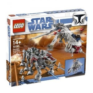 LEGO - 10195 - Construction Set - Star Wars TM - Republic Dropship with AT-OT Walker (TM)